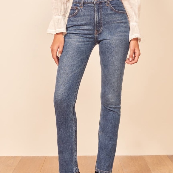 Reformation - Liza High Rise Straight Jeans - Picture 4 of 8